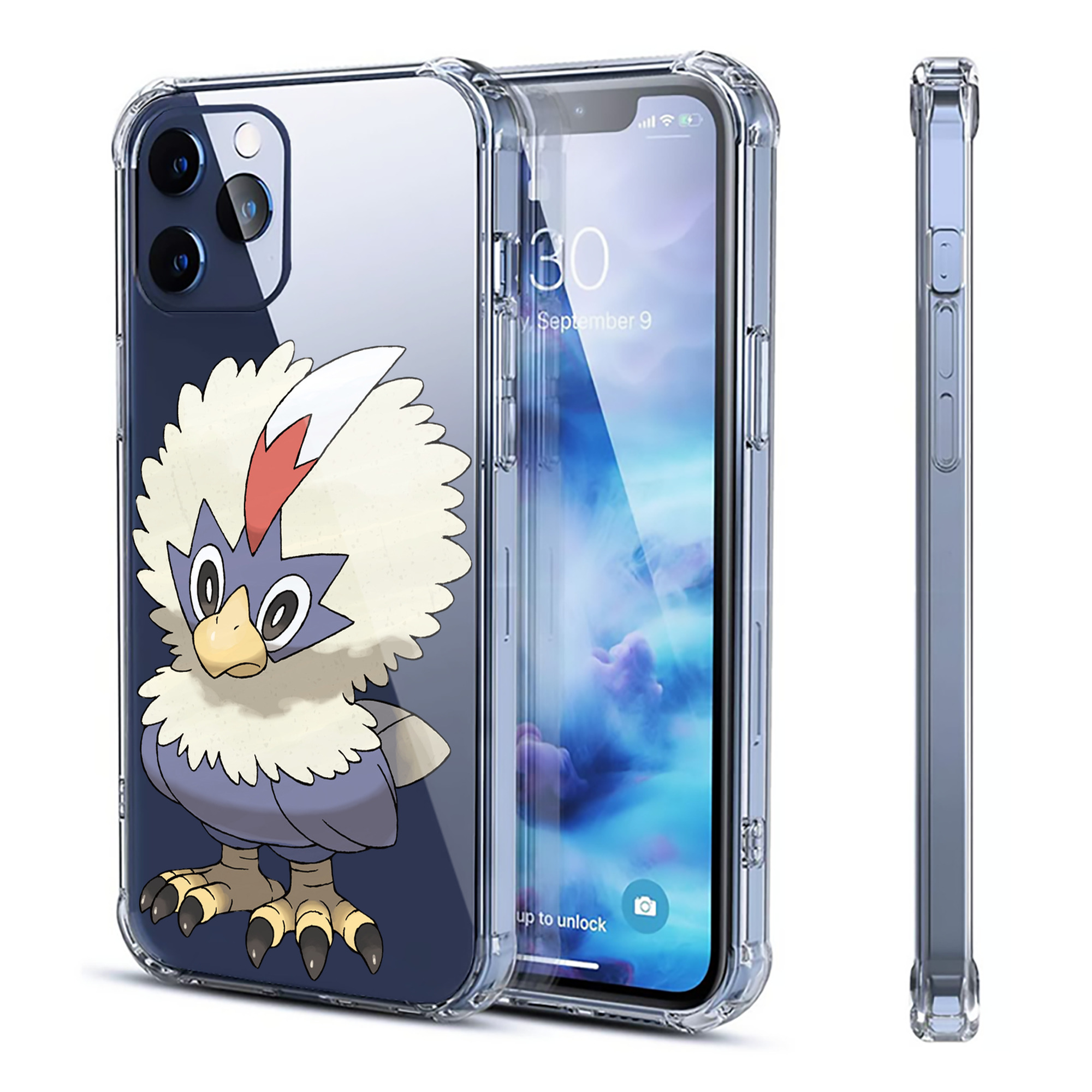 （画像用） ポケットモンスター Pokémon 【iPhone 12シリーズ対応】透明スマホケース（クリアソフトケース）